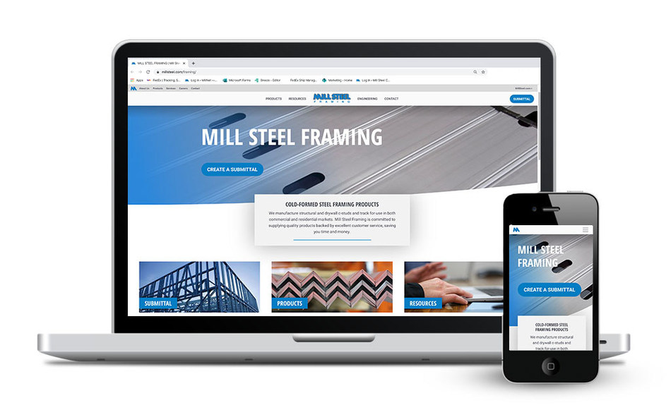 Mill Steel Framing Launches New Website and Submittal Tool